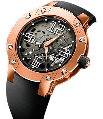 Richard Mille Replica Watch RM 033 Extra Flat Automatic Pink Gold
